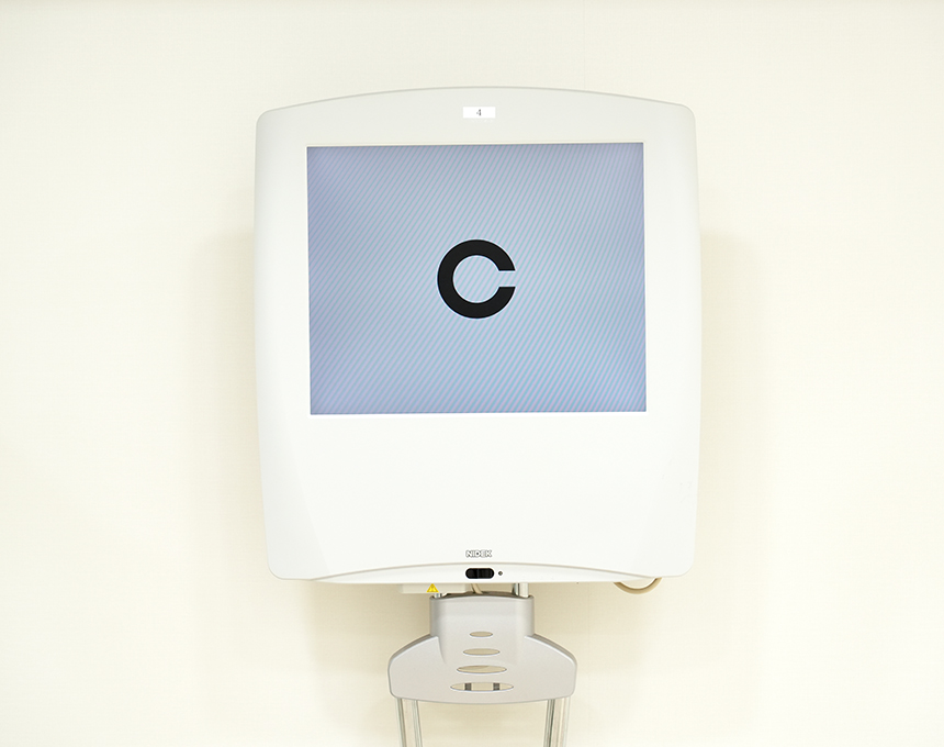 岐阜市 矢田眼科クリニック 視力台