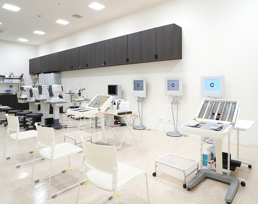 岐阜市 矢田眼科クリニック 検査室